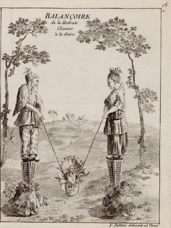 (Deel van) Onziéme Cahier des jardins Anglo-Anglais à la mode. a Paris Chez LE ROUGE, 1784, plaat 16